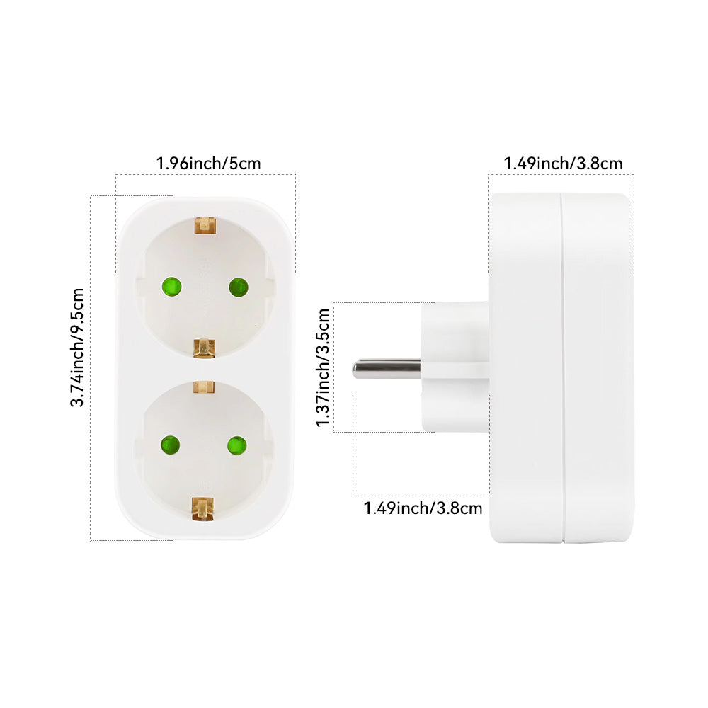 CILIA shuckko Socket, multiple Outlet，Adapter，Power Strip， 250V/16ASpace-saving Multiple Socket, Adapter for Office/home