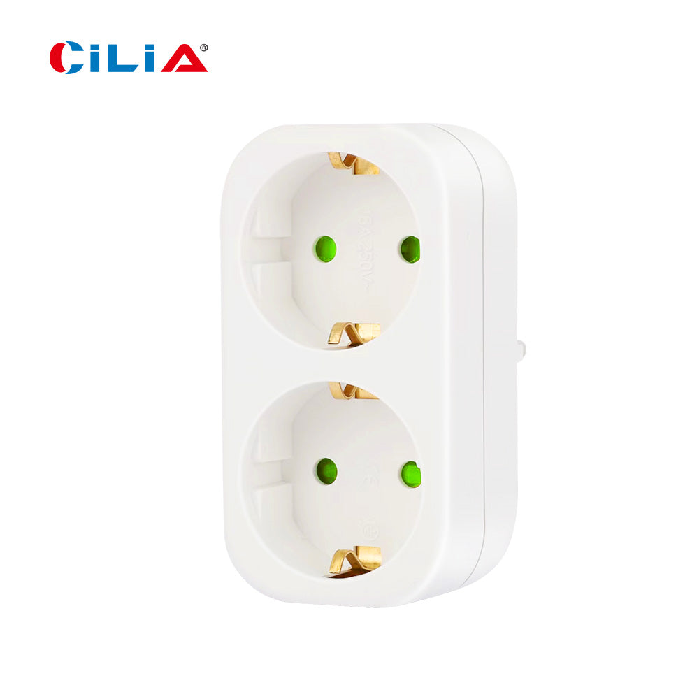 CILIA shuckko Socket, multiple Outlet，Adapter，Power Strip， 250V/16ASpace-saving Multiple Socket, Adapter for Office/home