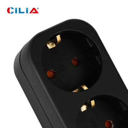 CILIA shuckko Socket, multiple Outlet，Adapter，Power Strip， 250V/16ASpace-saving Multiple Socket, Adapter for Office/home