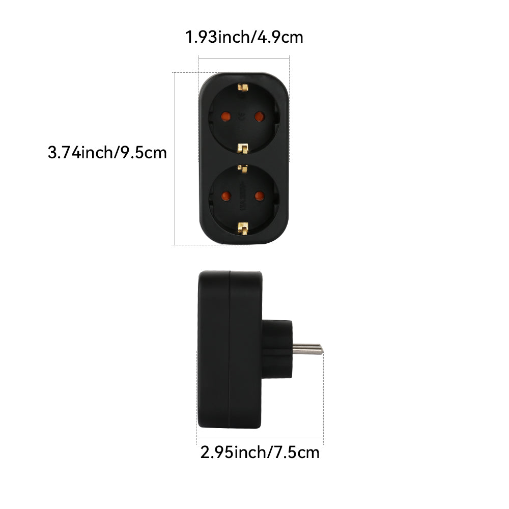 CILIA shuckko Socket, multiple Outlet，Adapter，Power Strip， 250V/16ASpace-saving Multiple Socket, Adapter for Office/home